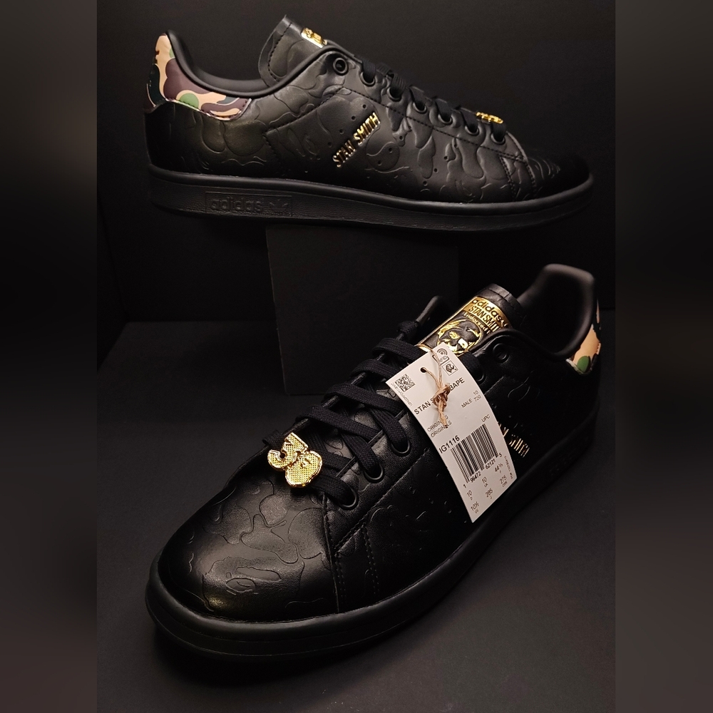Adidas Stan Smith Black Sneakers